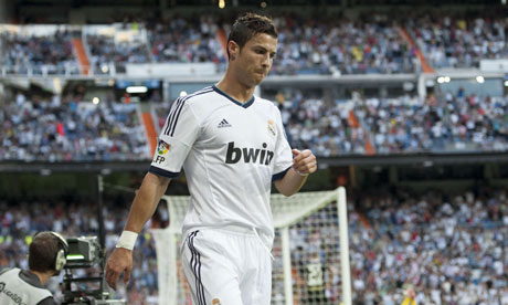 Cristiano Ronaldo after scoring against Grenada