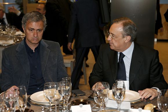 Jose+Mourinho+Florentino+Perez